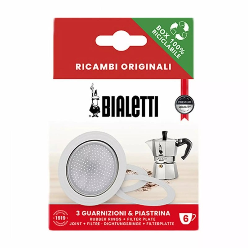 BIALETTI Kit joints et filtre 6 tasses