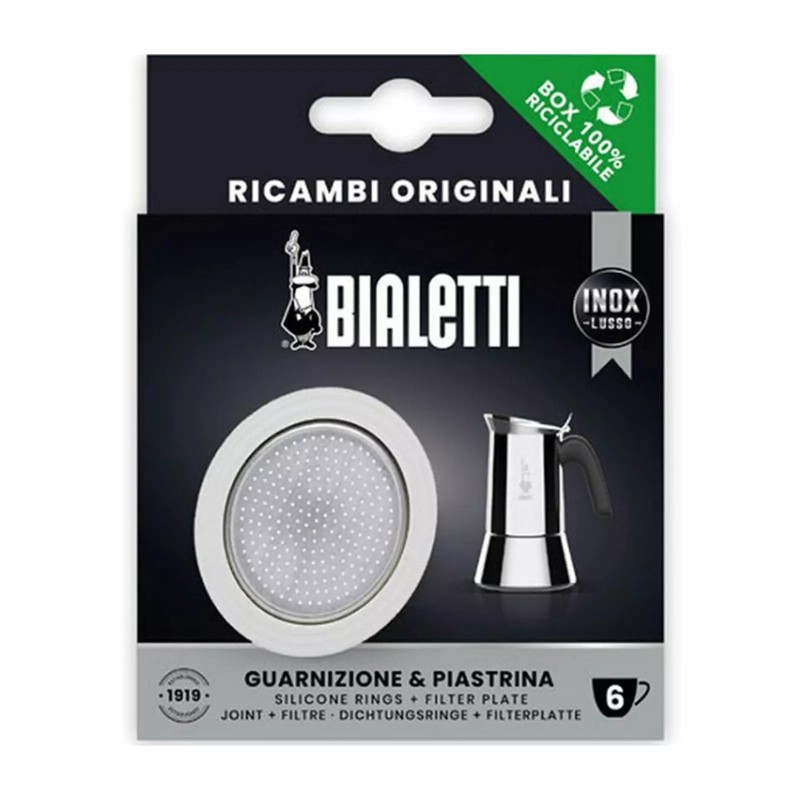BIALETTI Kit joint et filtre 6 tasses inox