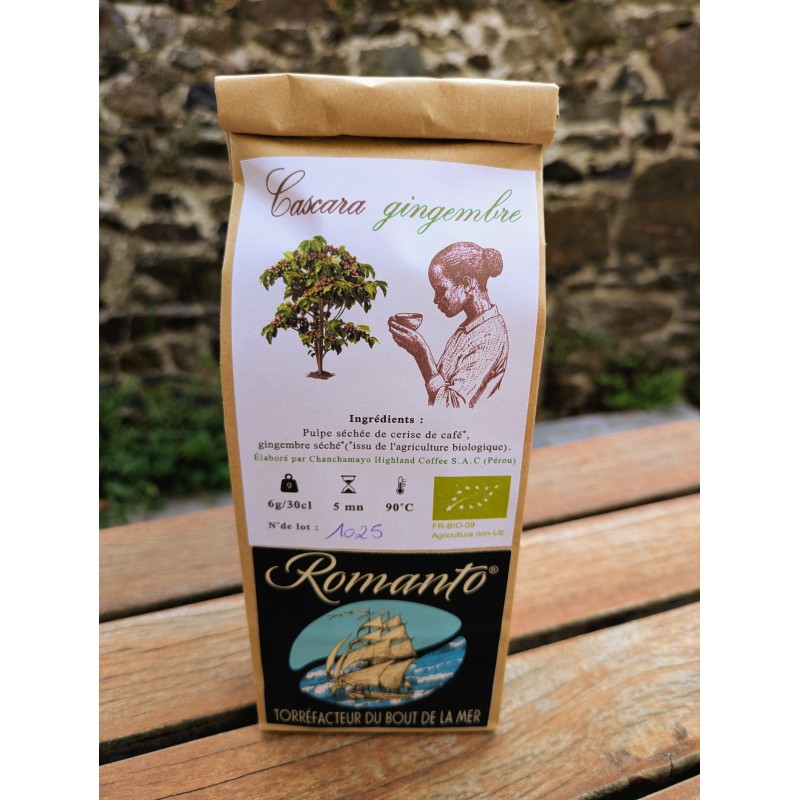 Cascara gingembre (125g)